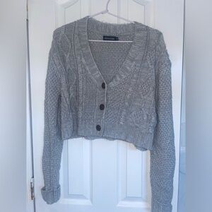 Pretty Little Thing Knitted Grey Sweater Size Small